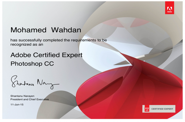 2-certificates-of-adobe-certified-expert-linked-to-mr-mohamed-wahdan